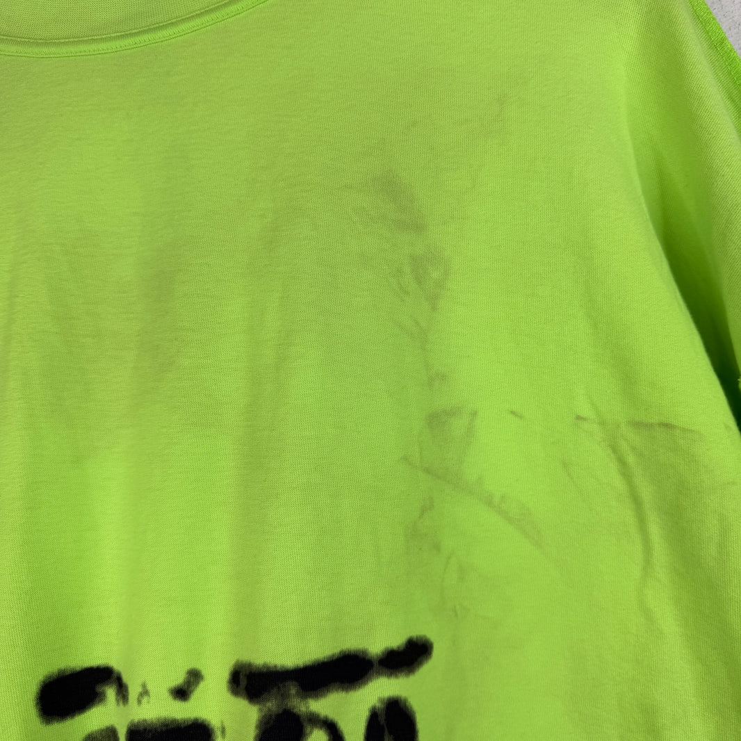 Balenciaga Green Acid Arab Longsleeve T-Shirt