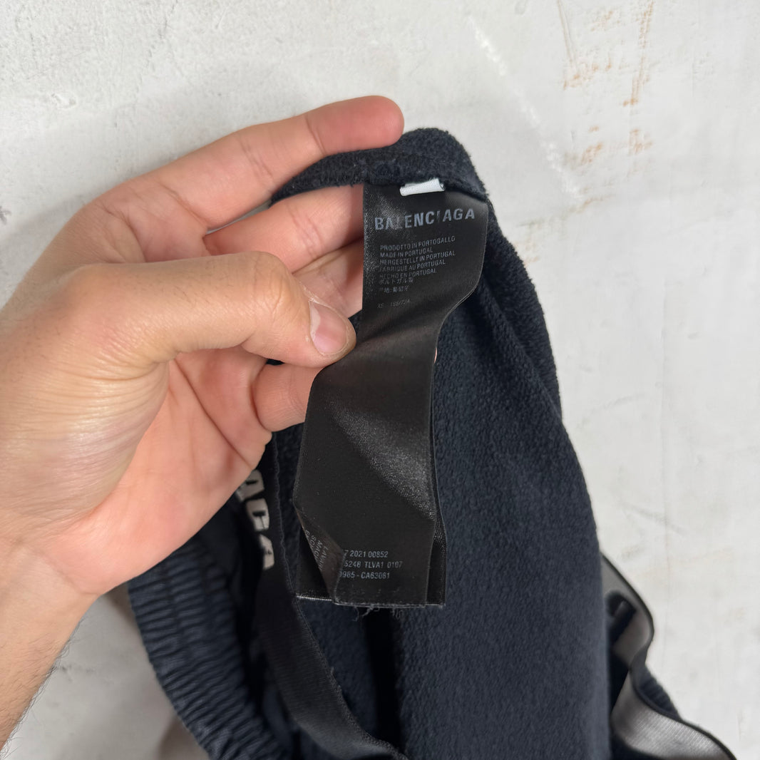 Balenciaga Sporty B Layered Waist Sweatpants
