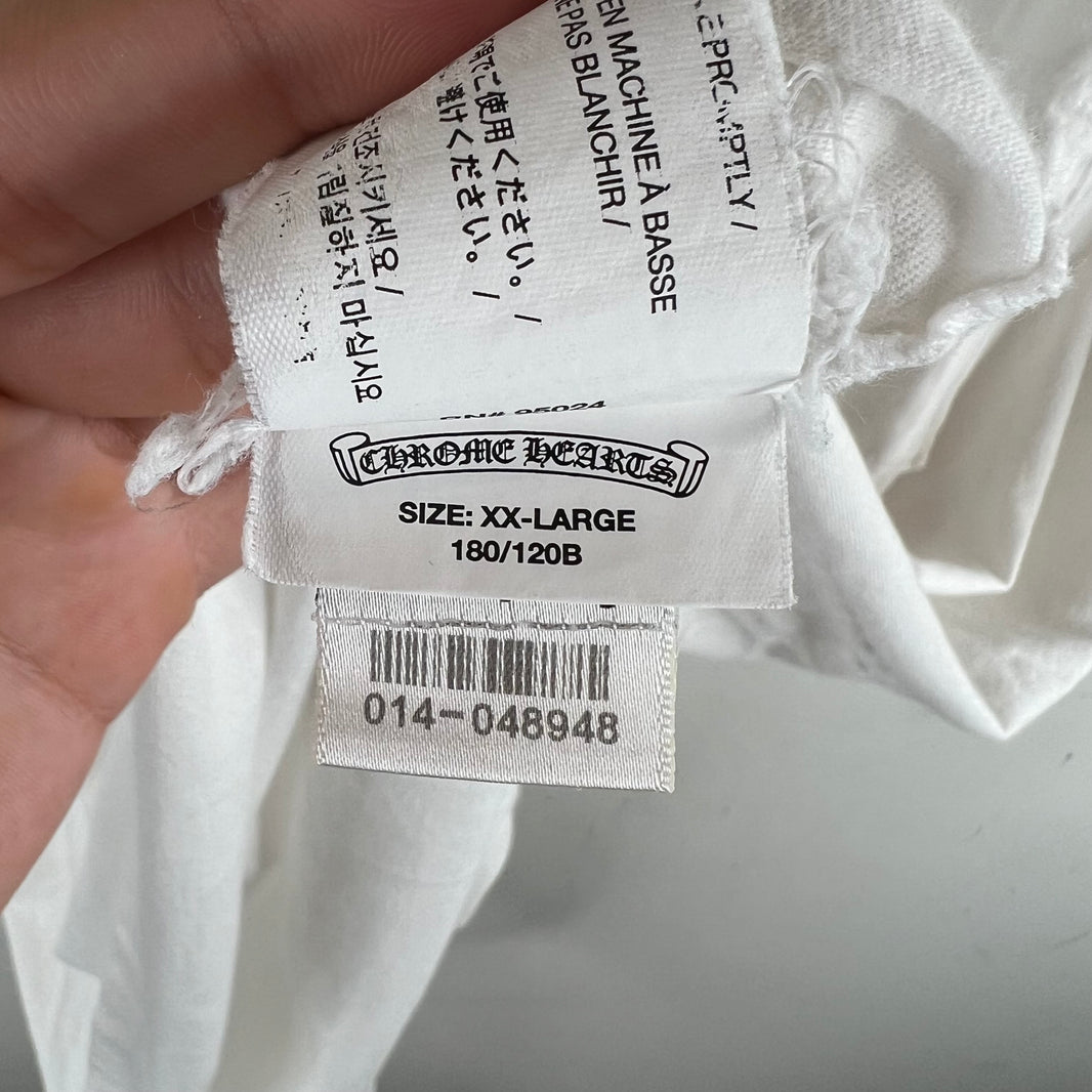 Chrome Hearts White Cross Pocket T-Shirt