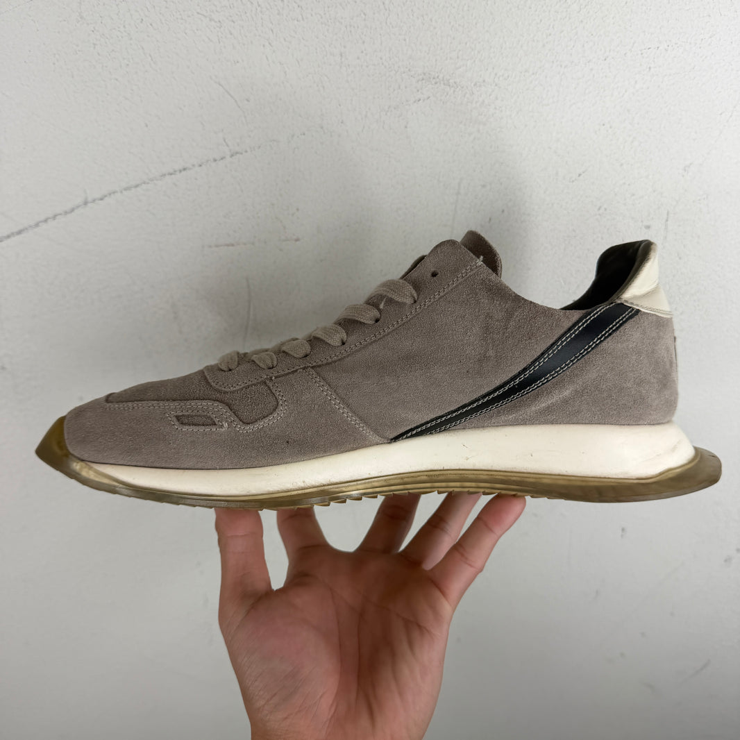 Rick Owens Vintage Runner Translucent Sole Sneakers