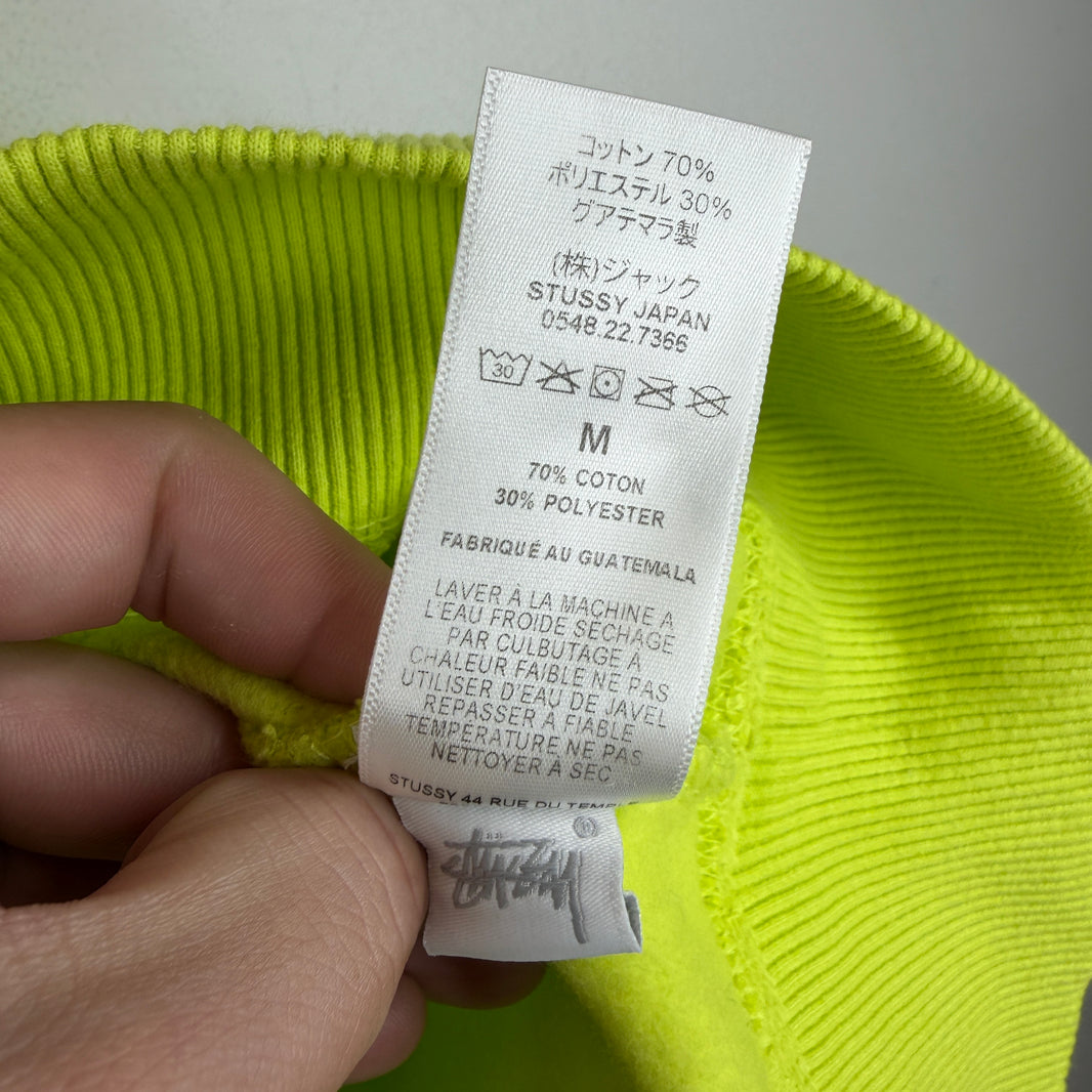 Stussy DSM Neon Green Crewneck