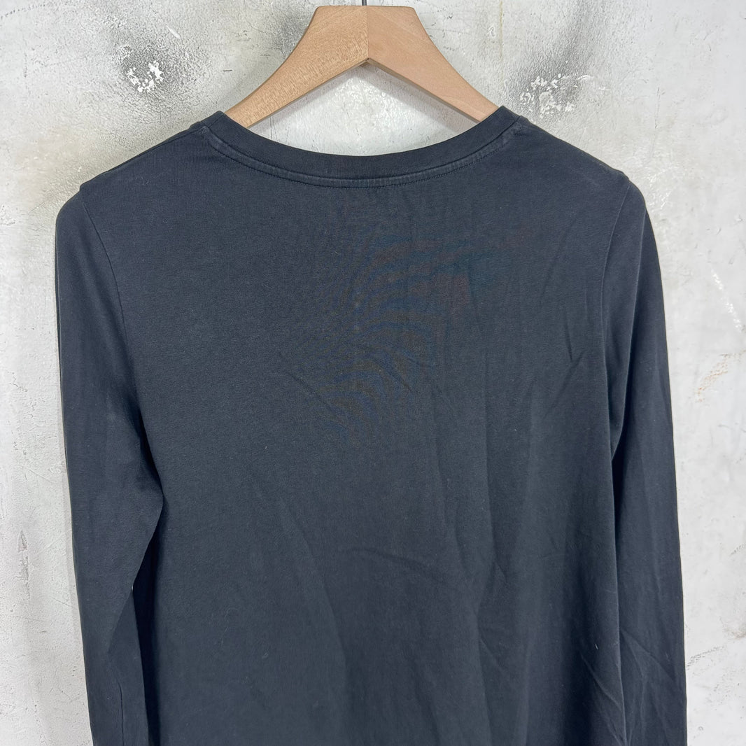 Chanel Uniform Velvet Logo L/S T-Shirt