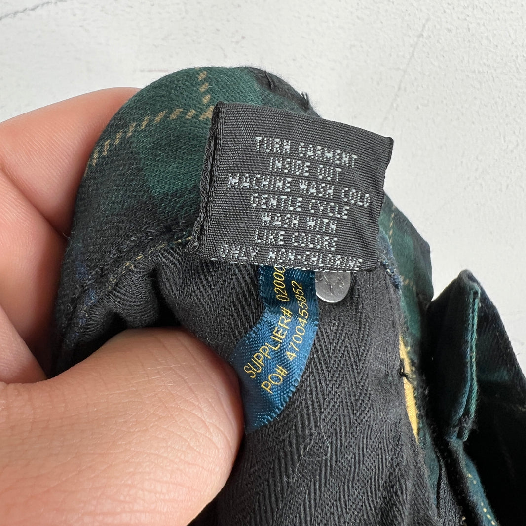 Polo Ralph Lauren Green Plaid Trousers