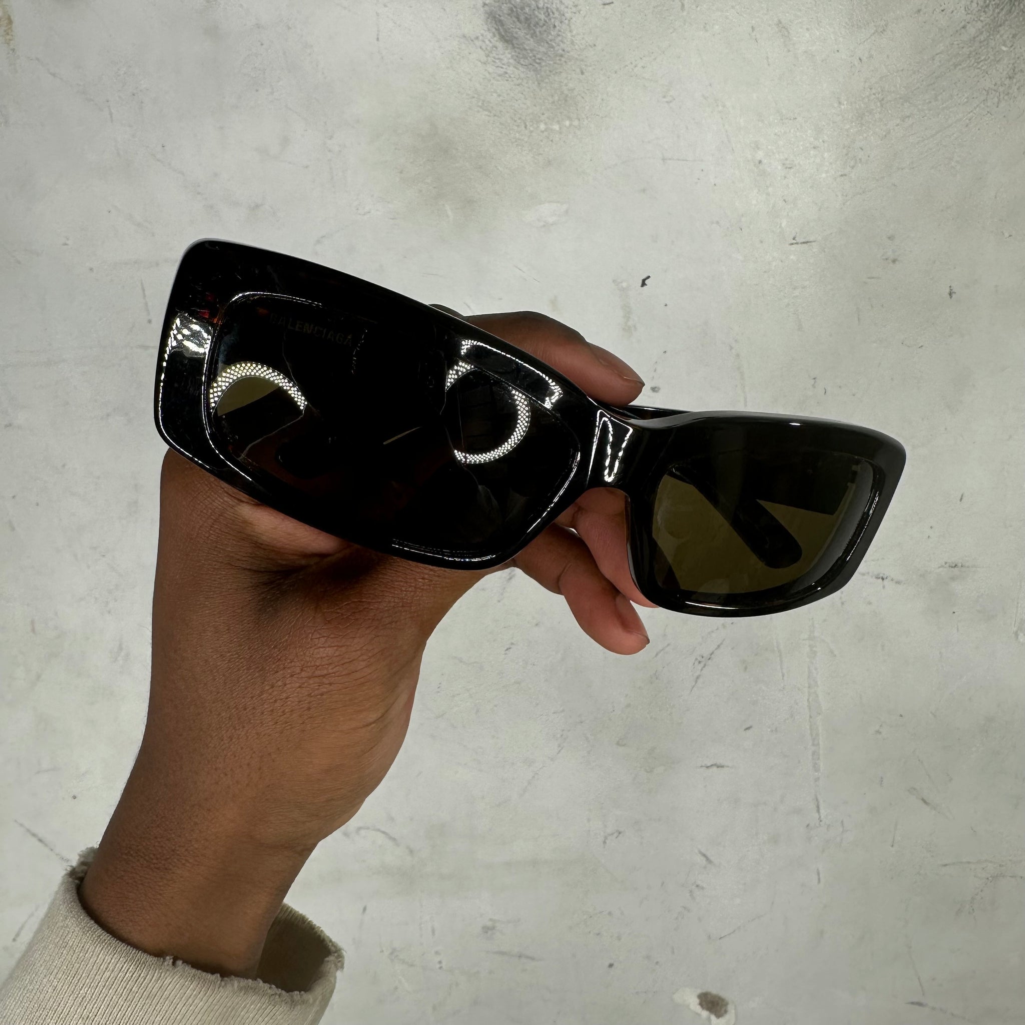 Balenciaga Wavy Turtle Sunglasses