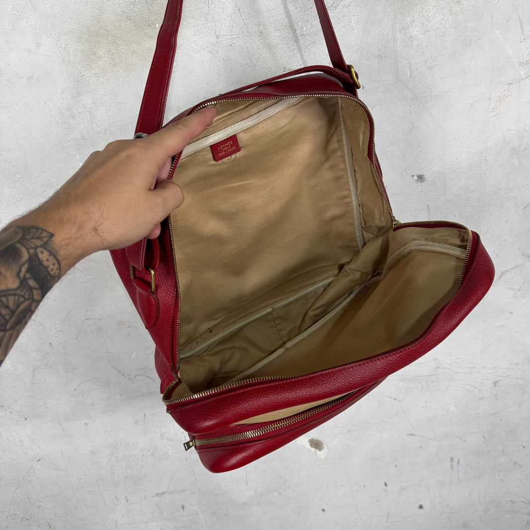 Hermes Victoria Toile Shoulder Bag