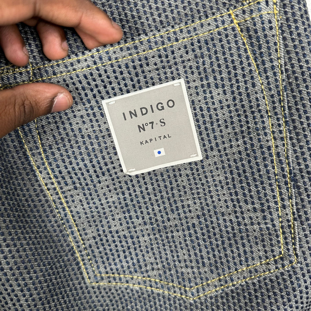 Kapital Blue Indigo Century Denim Jeans