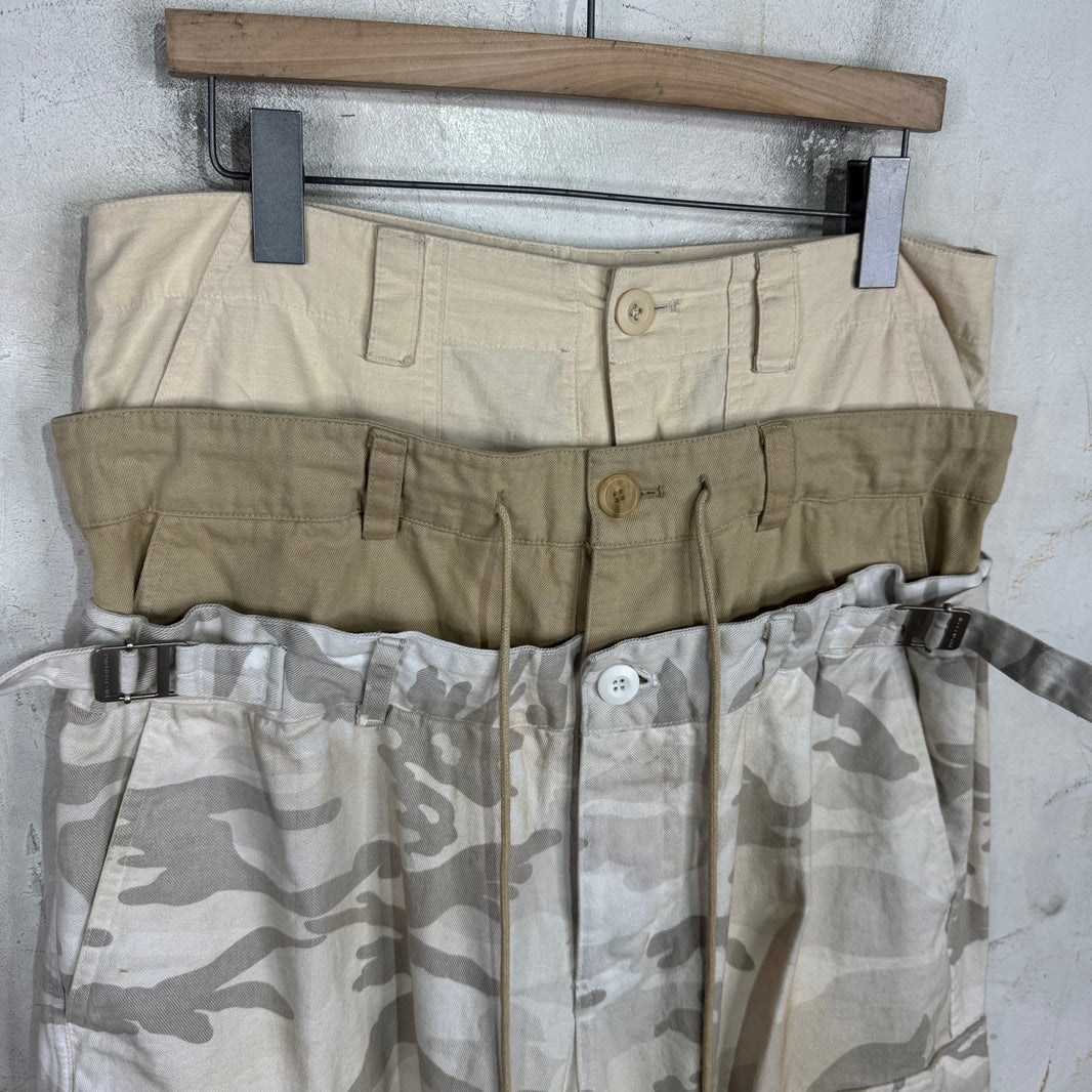 Project G/R Triple Layered Sand Camo Cargo Pants