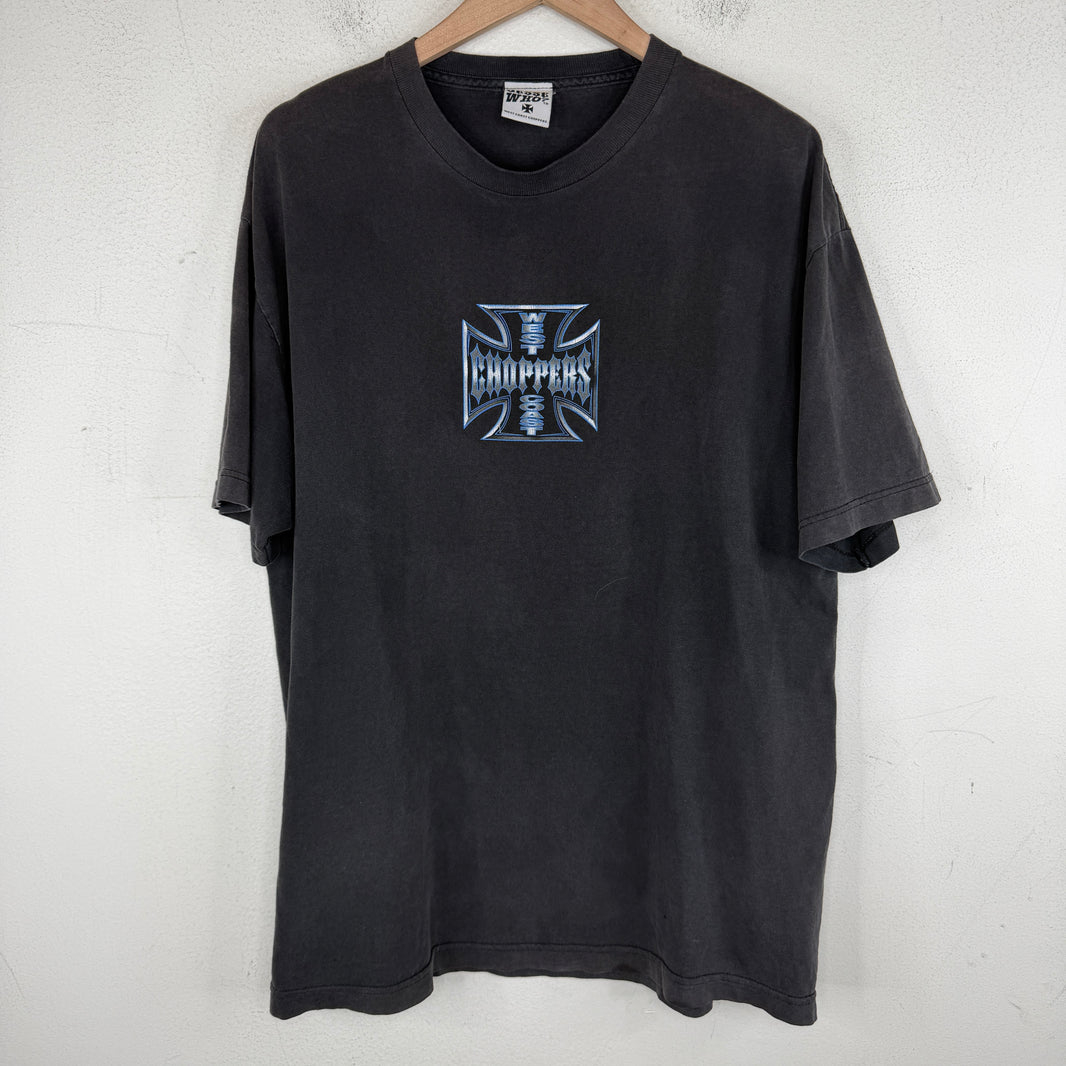 Vintage West Coast Choppers Blue Logo T-Shirt