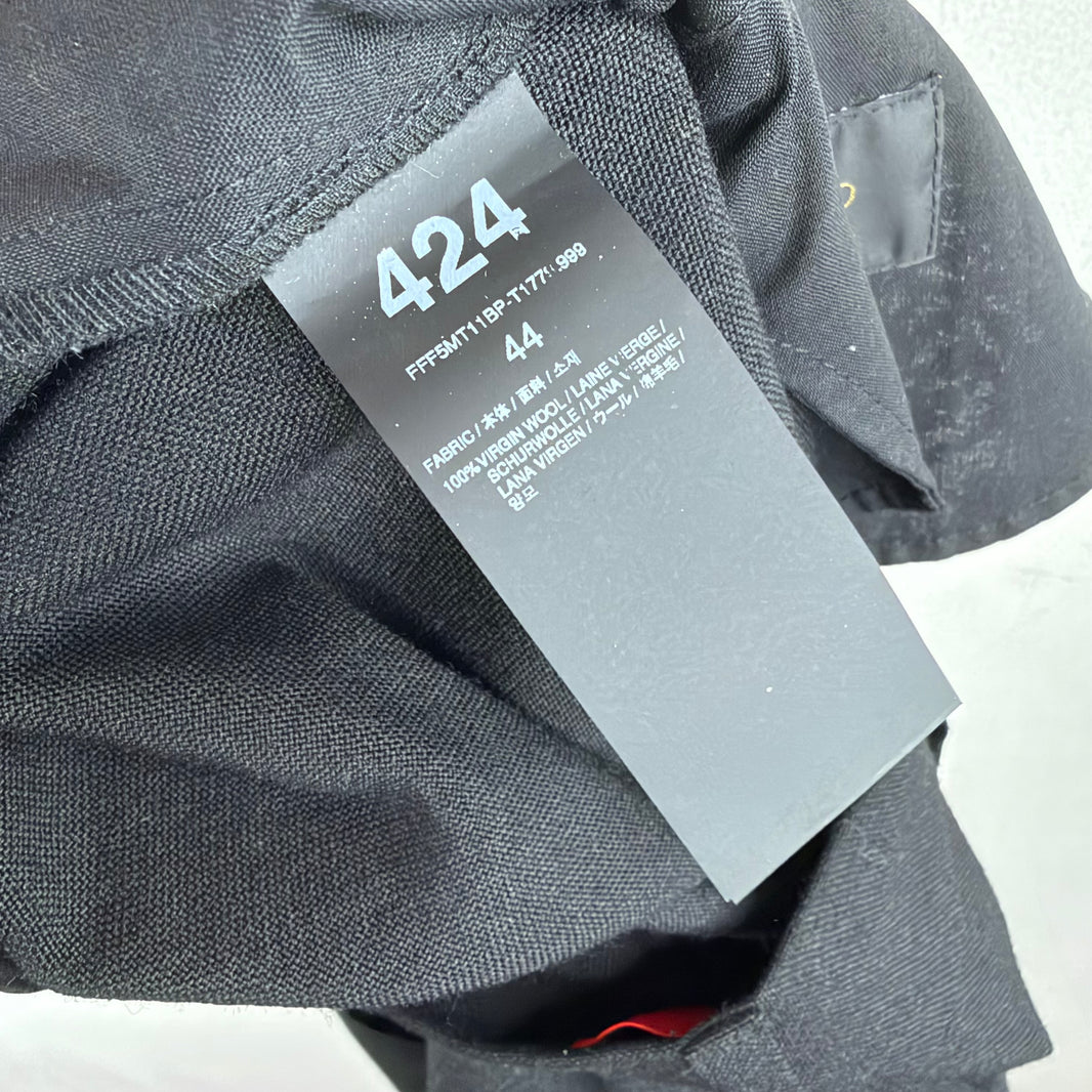 424 Wool Pleated Trousers