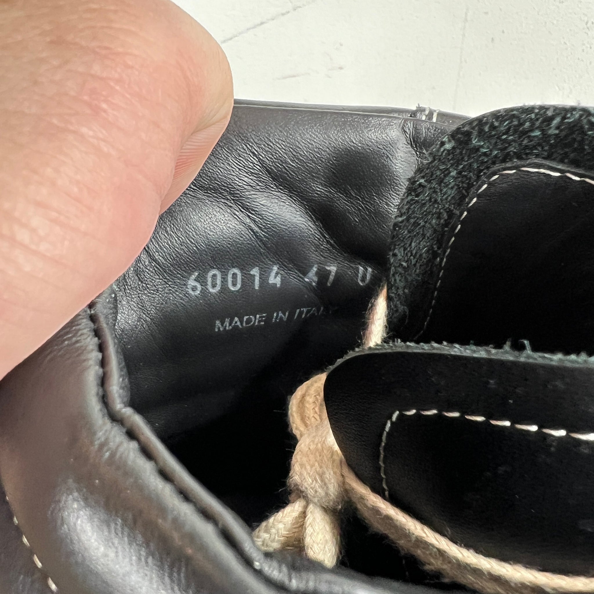 Rick Owens Leather Vans High