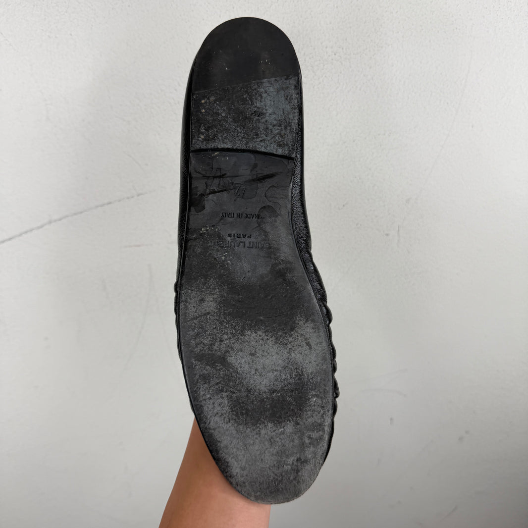 Saint Laurent Shiny Le Loafer Mules