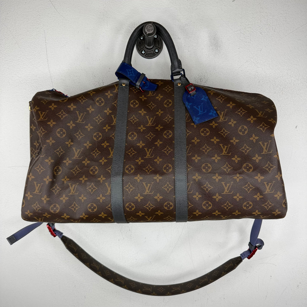 Louis Vuitton Kim Jones Keepall 55 Bandolier Duffel Bag