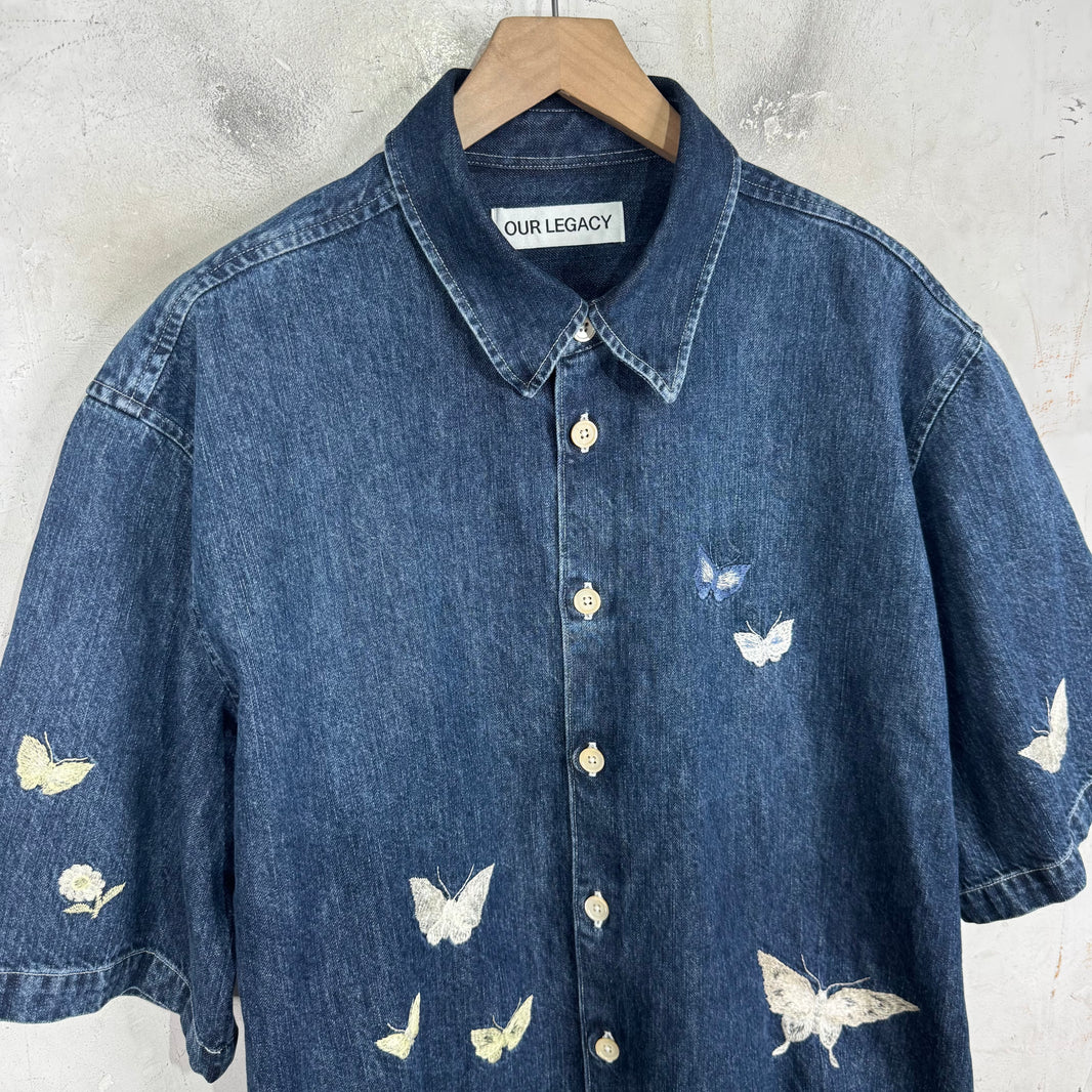 Our Legacy Butterfly Denim S/S Shirt