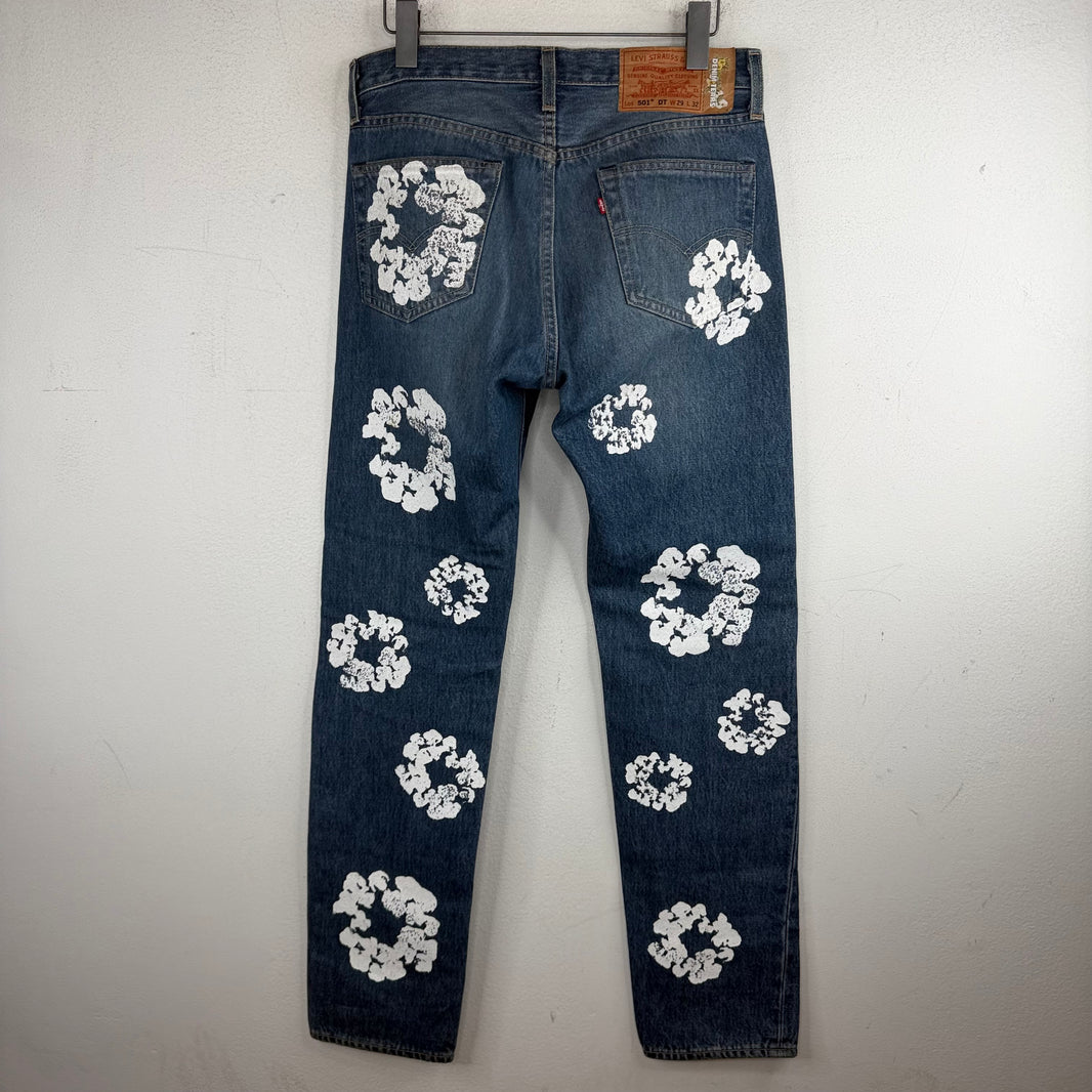 Denim Tears Levi's 501 Wreath Jeans