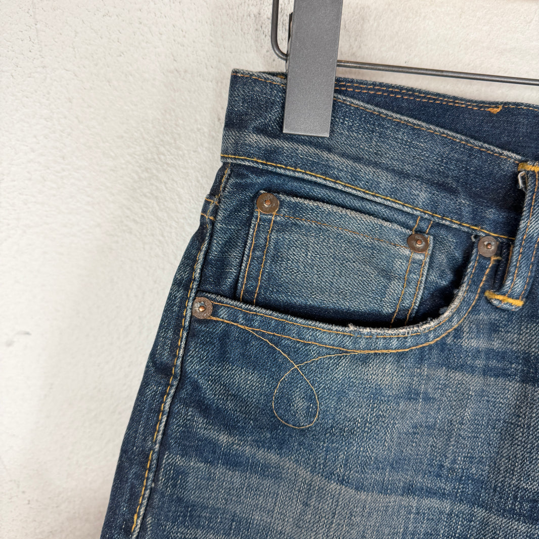 RRL Bootcut Whiskered Selvedge Jeans