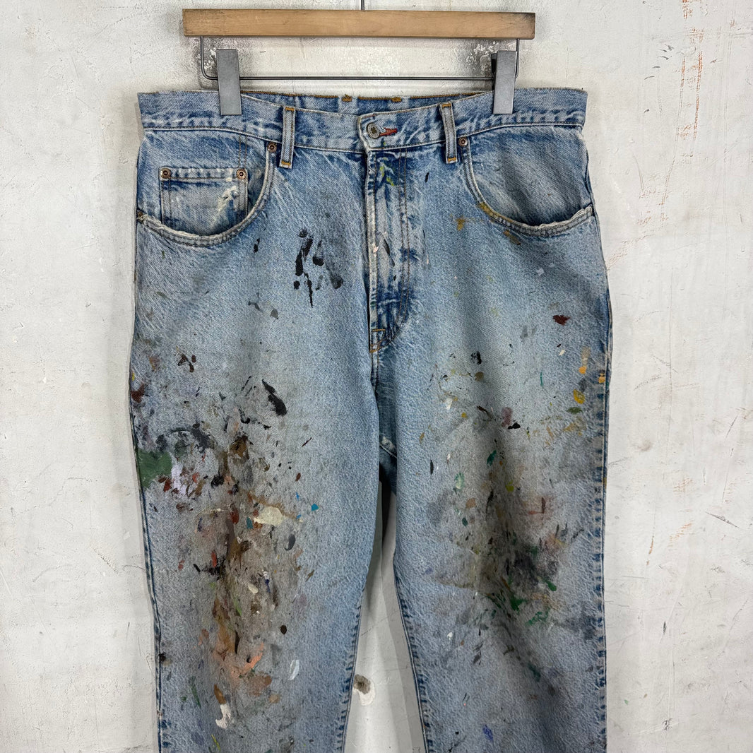 Vintage Lucky Brand Painter Distressed Jeans