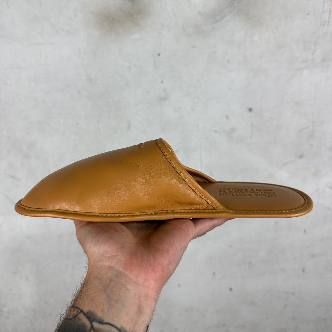Louis Vuitton Leather Invite Slippers