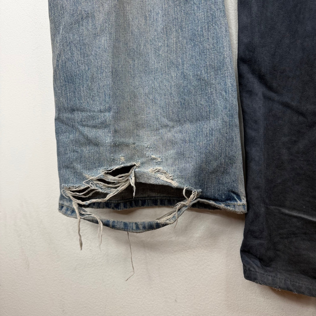 Balenciaga Blue/Black 50/50 Jeans
