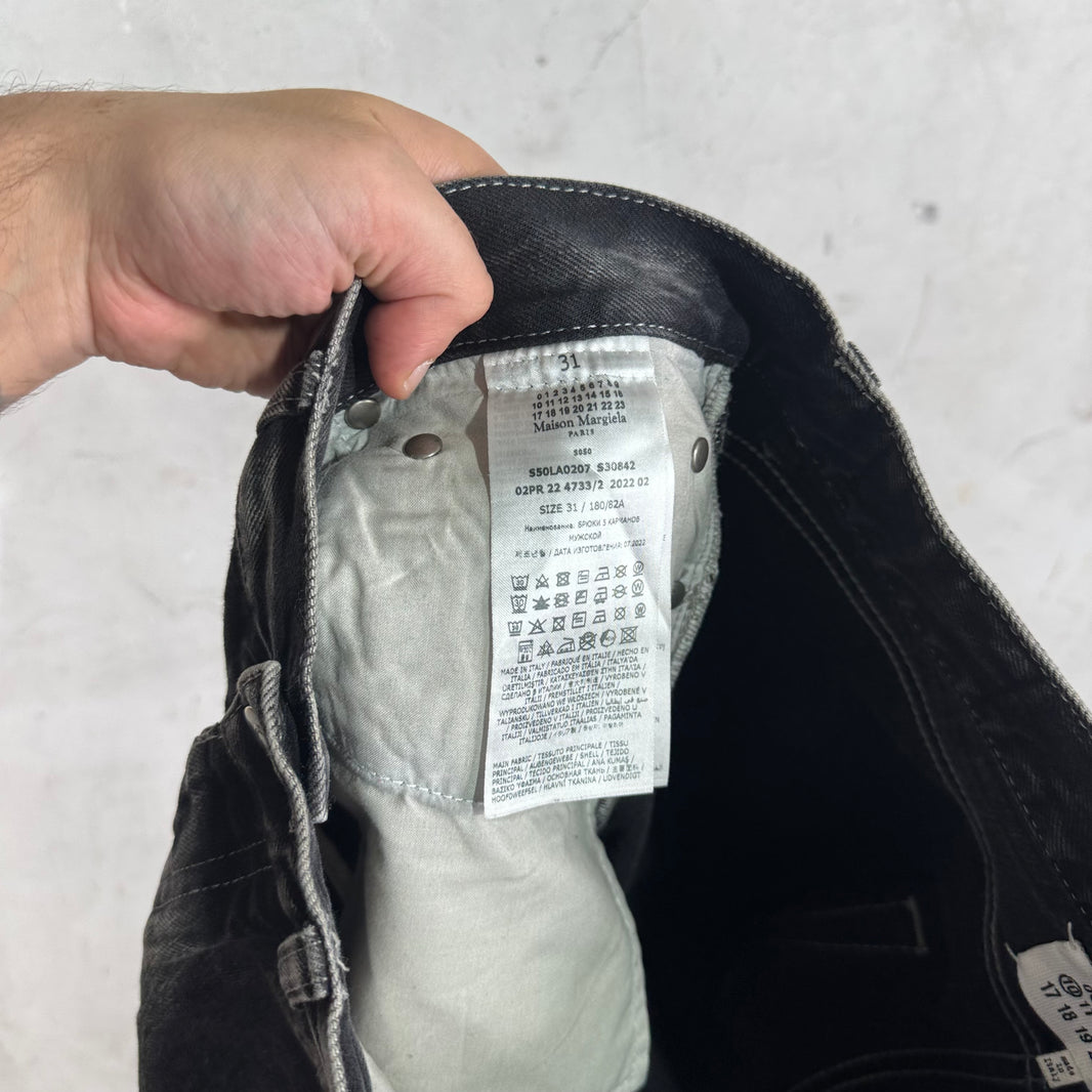 Margiela Charcoal Painter Jeans