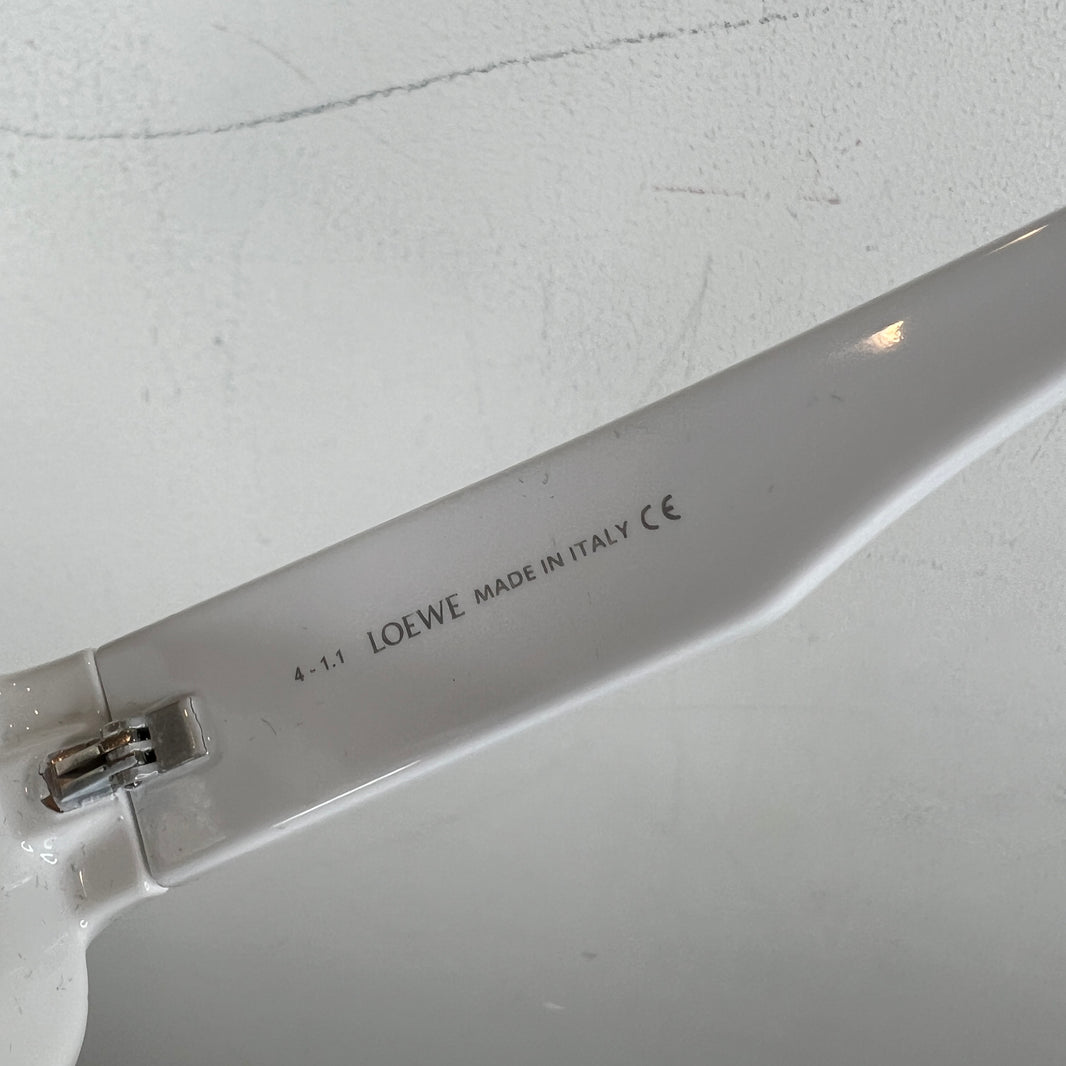 Loewe White Oval Sunglasses