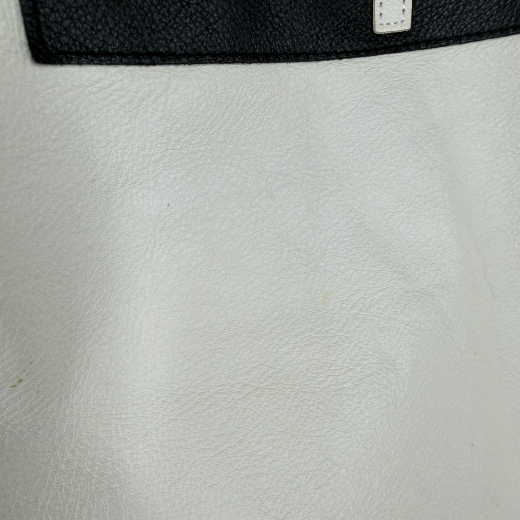 Supreme Nike White Leather Hooded Anorak