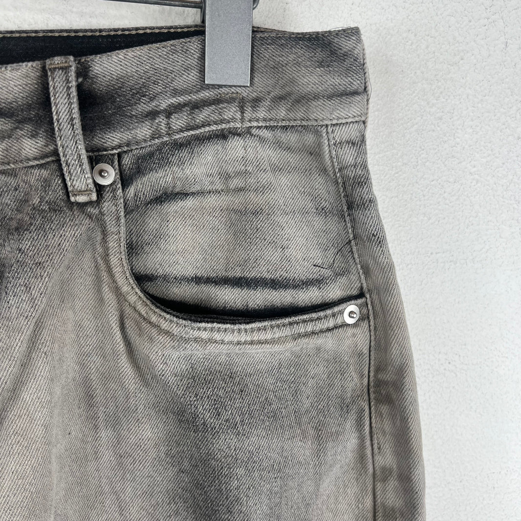Rick Owens Grey Geth Jeans
