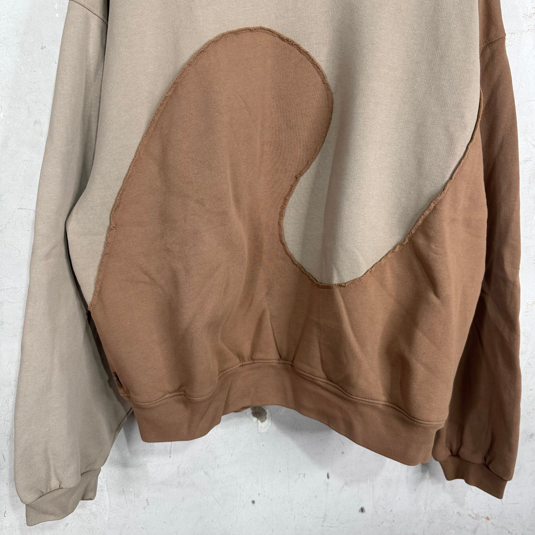 ERL Beige Swirl Hoodie