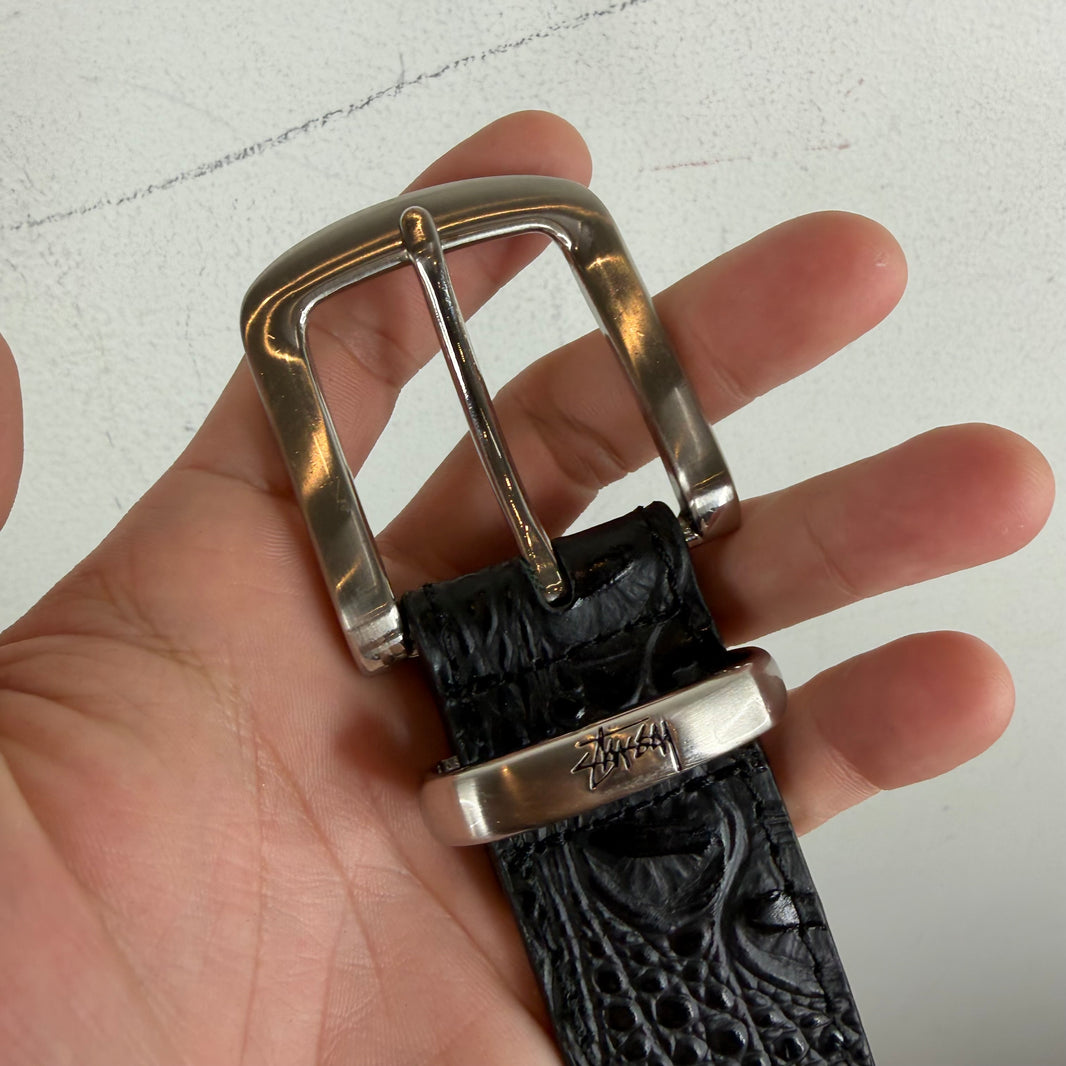 Stussy Cow Fur Leather Belt