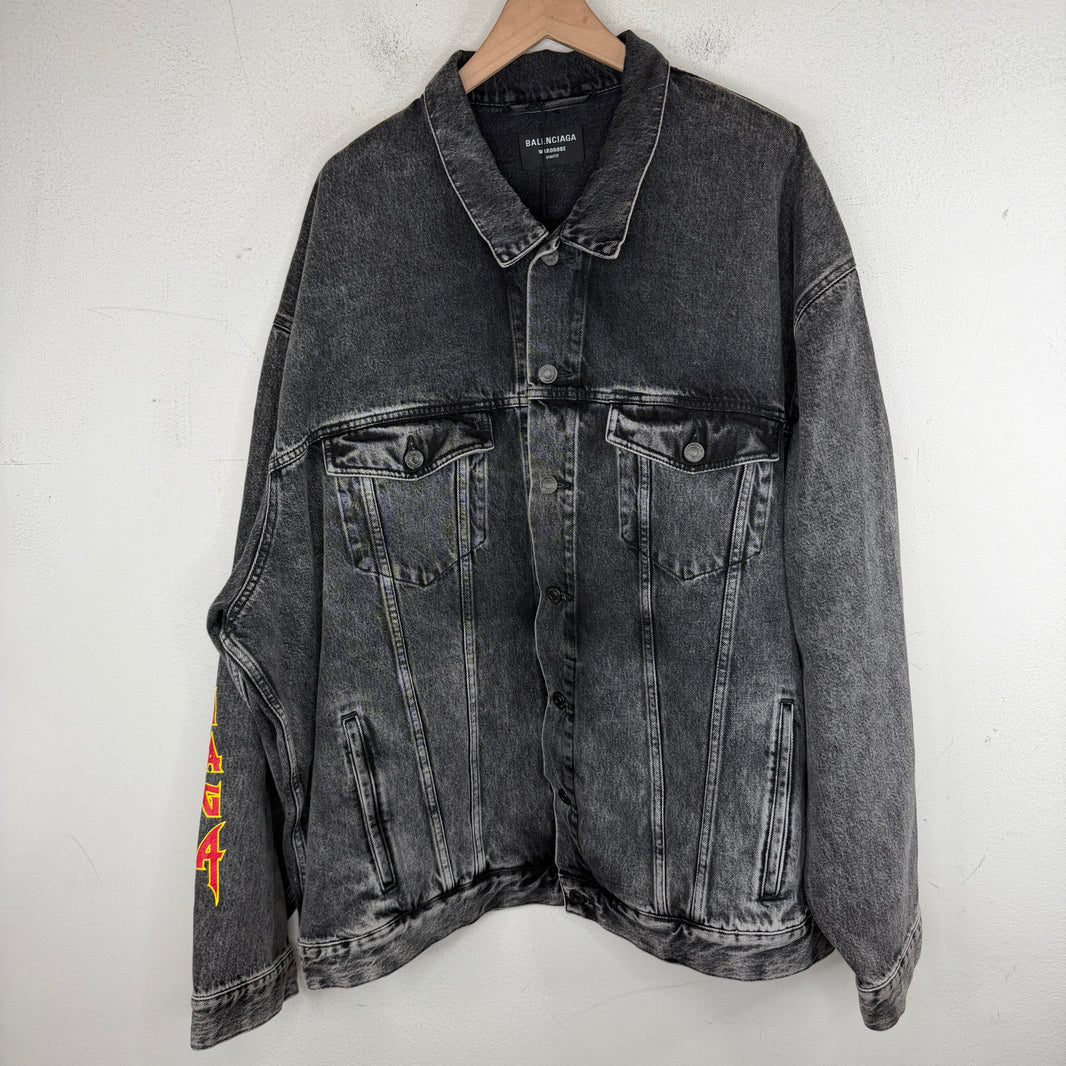 Balenciaga Heavy Metal Denim Jacket