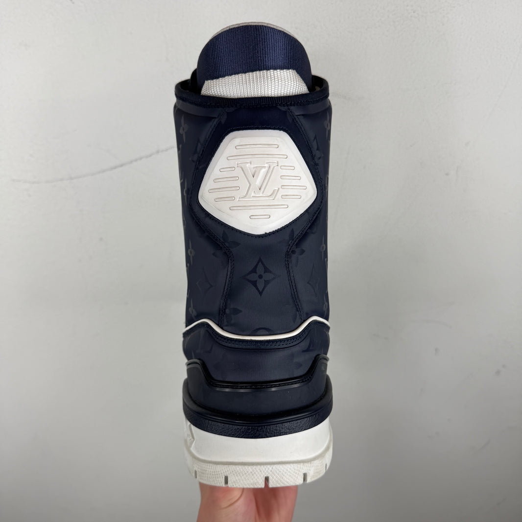 Louis Vuitton Navy Trainer Snow Boots