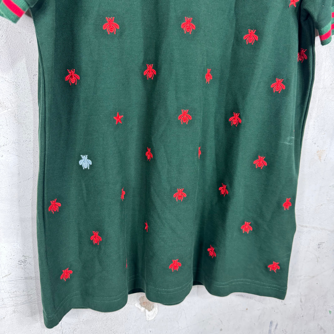 Gucci Multi Bee Embroidered Polo