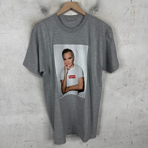 Supreme Grey Double Sided Red Morrisey Test Print Sample T-Shirt