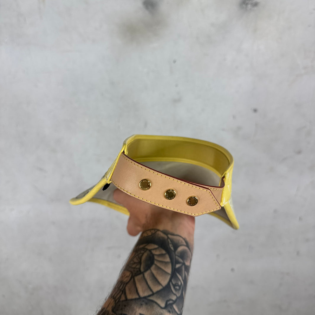 Louis Vuitton Woven Leather Monogram Visor