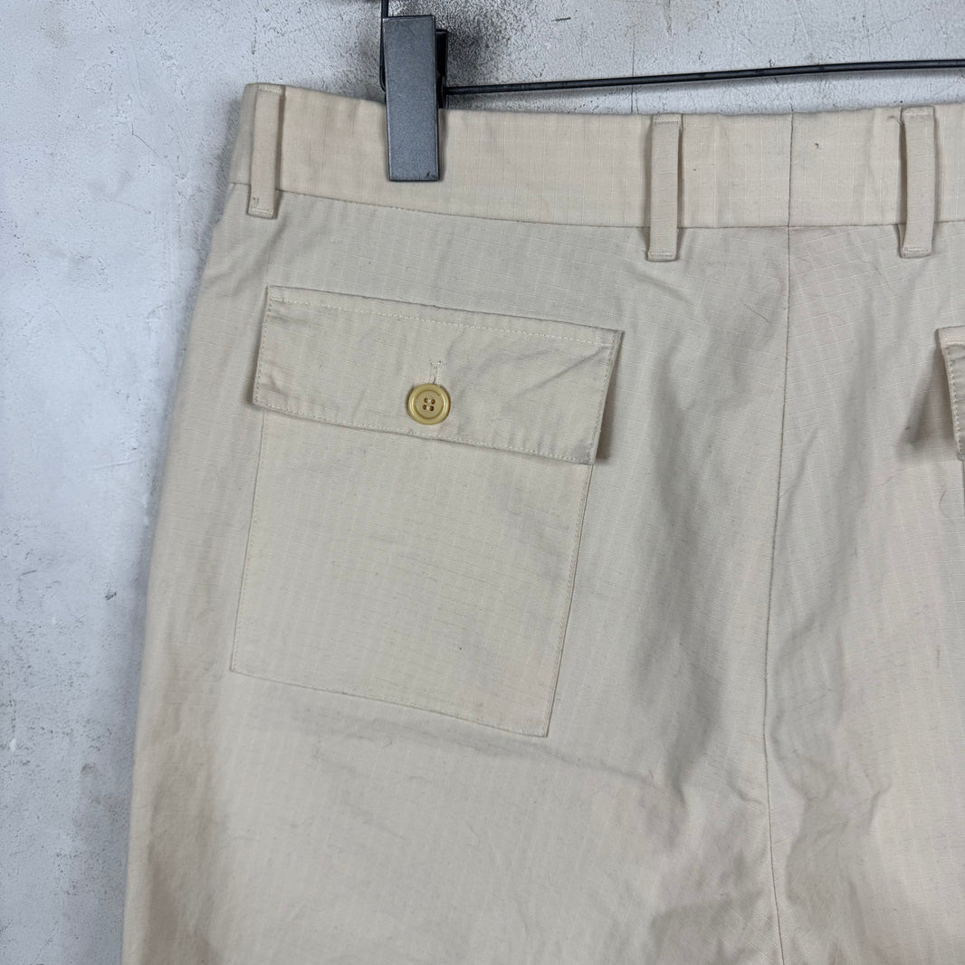 Gucci x TNF Cream Cargo Shorts