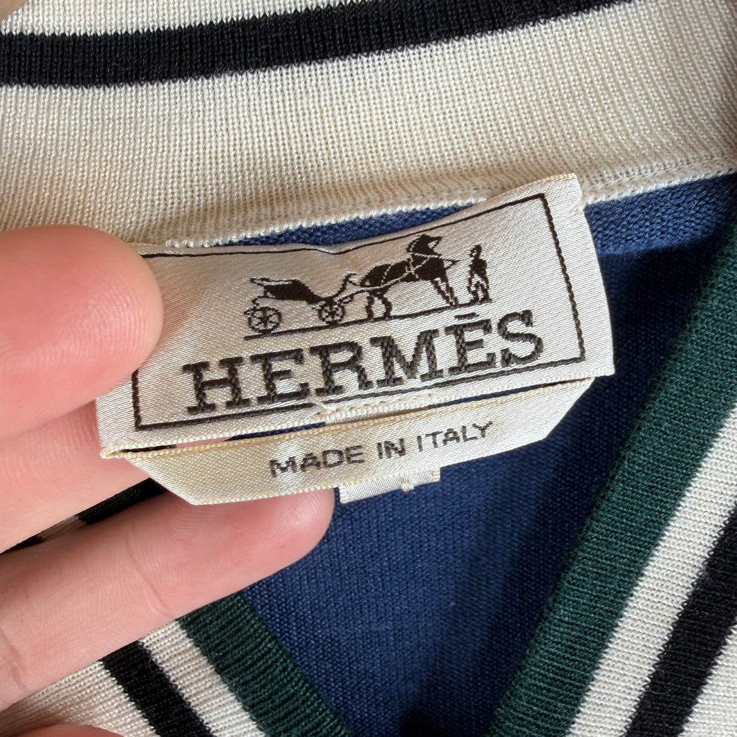 Hermes Cashmere/Silk Light Zip Track Jacket