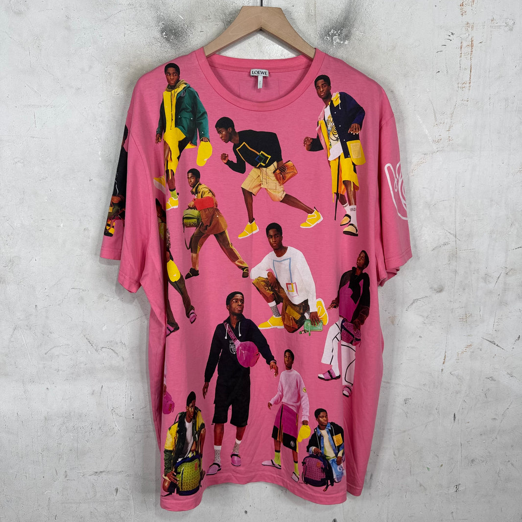 Loewe Model Photo Print T-Shirt
