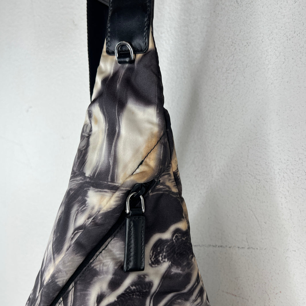 Prada Re Nylon Printed Sling Bag
