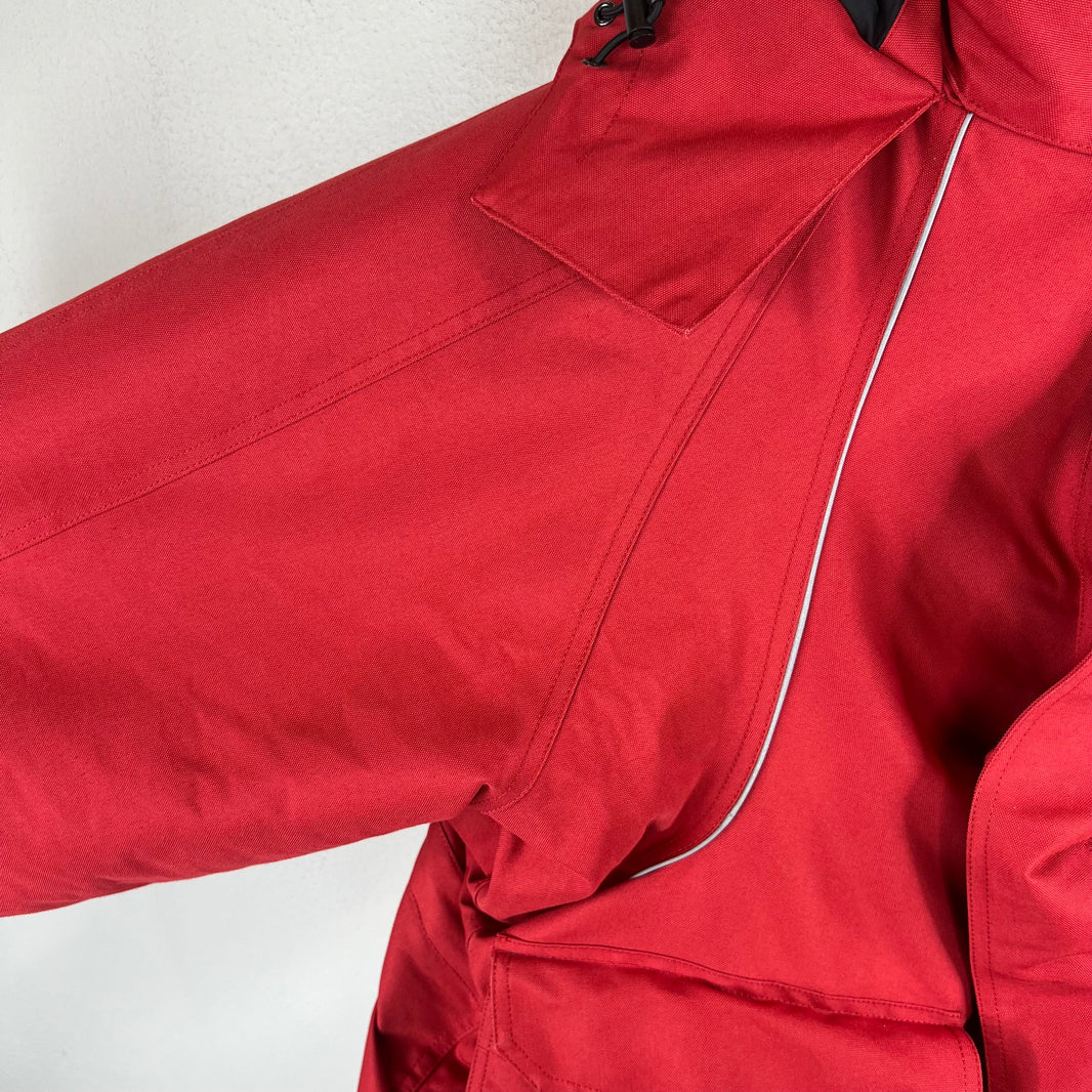 Balenciaga Red Swing Parka Jacket
