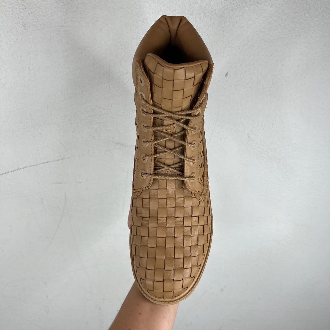 Timberland Beige Premium Quilted 6 Inch Boots