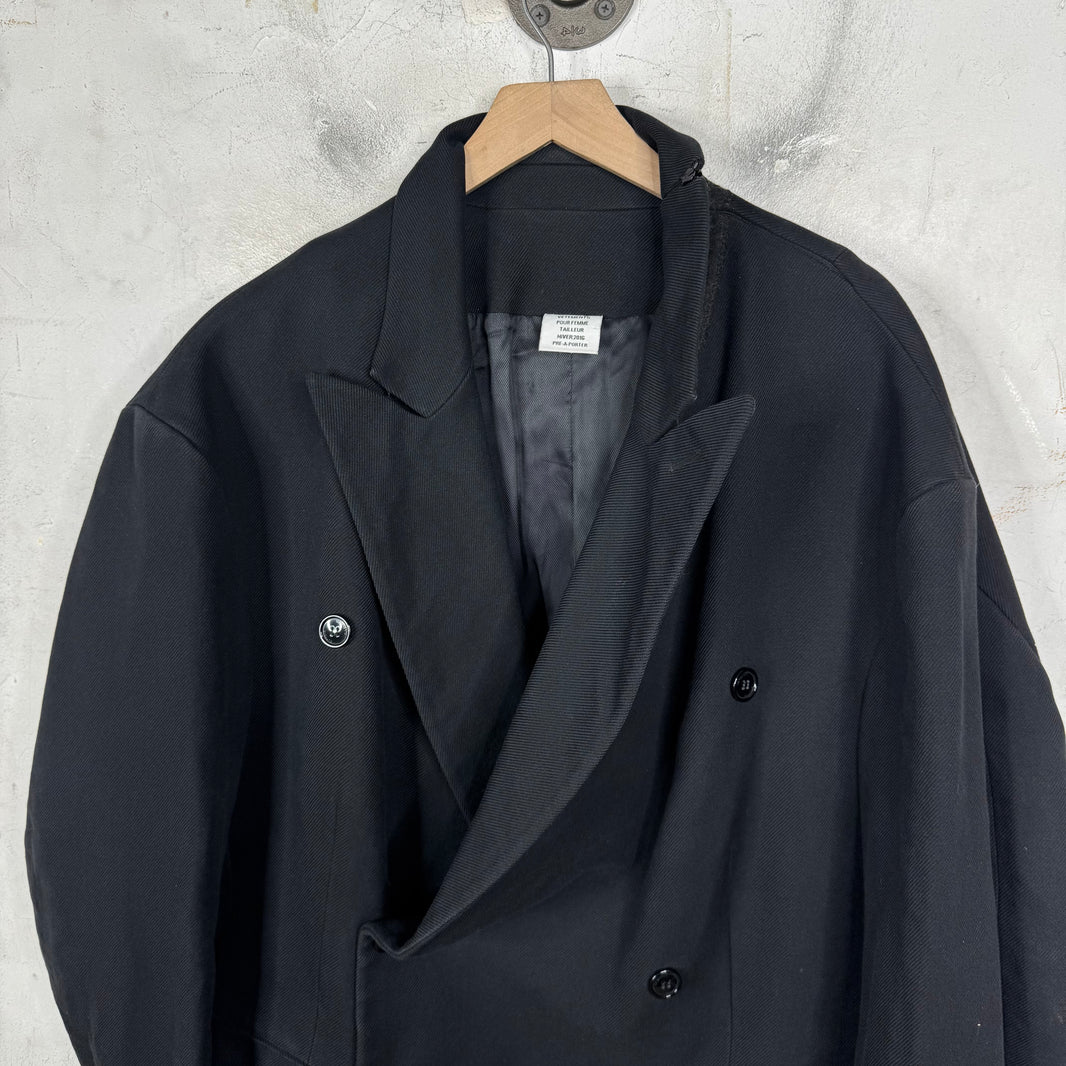 Vetements 2016 Double Breasted Trench Coat