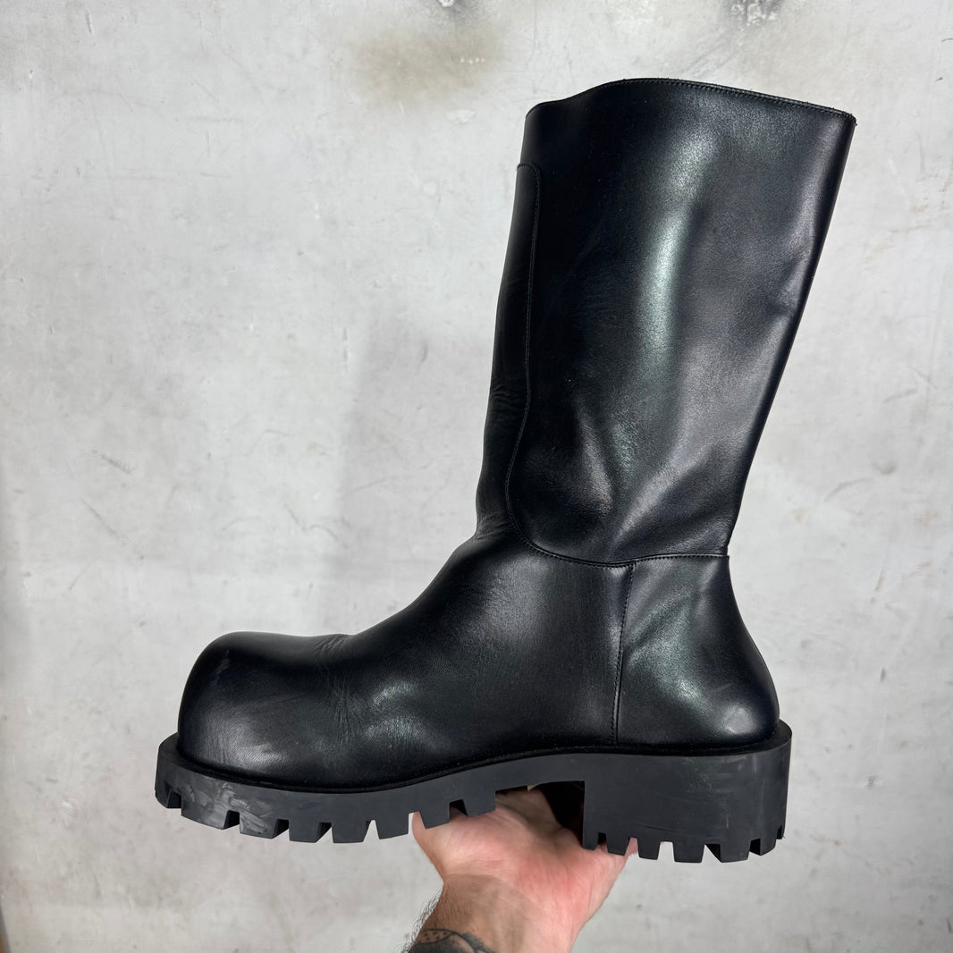 Balenciaga Leather Hummer Booties
