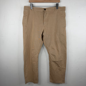 Lanvin Tan Chino Biker Trousers