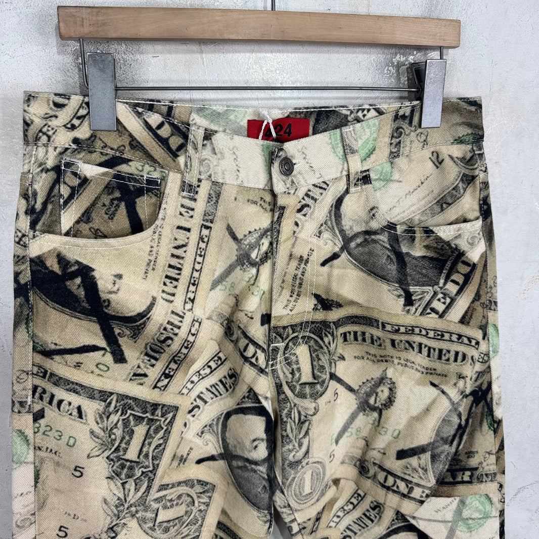 424 Money Print Jeans