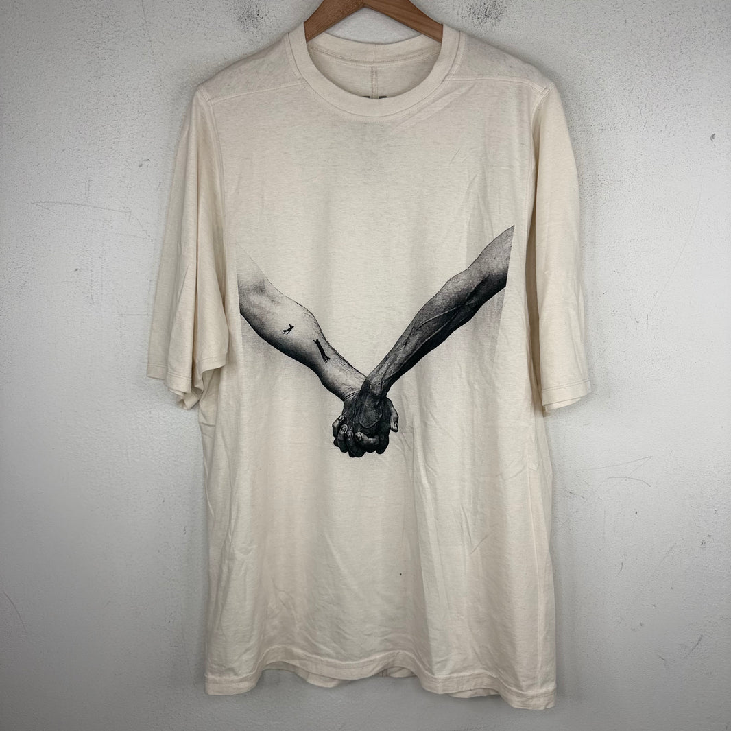 Rick Owens Hand Hold Jumbo T-Shirt