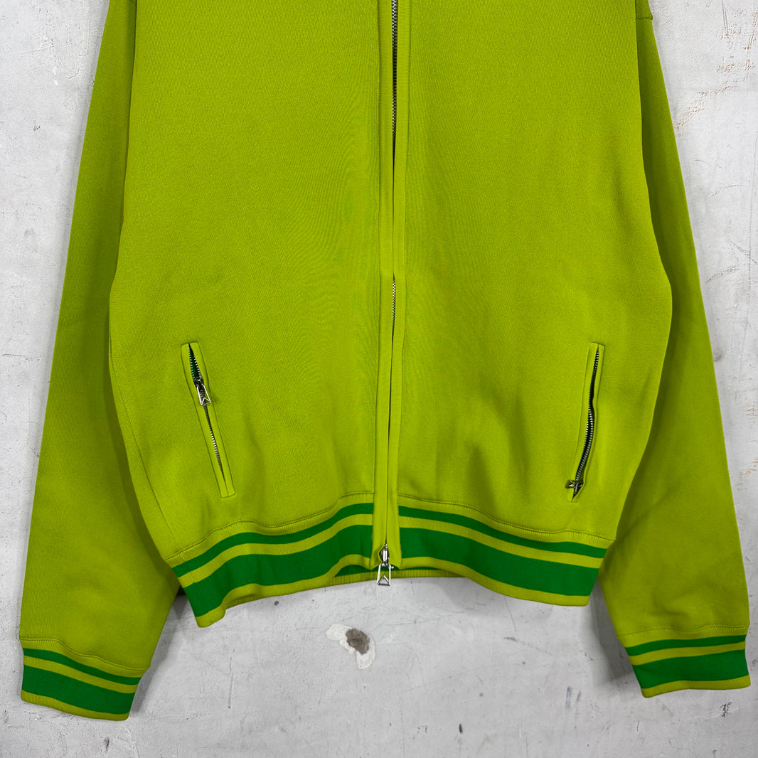 Bottega Veneta Green Knitted Track Jacket