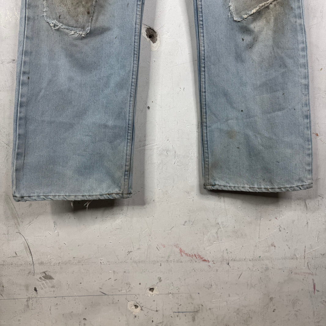 Vintage Levi’s Orange Tab Wide Distressed Jeans