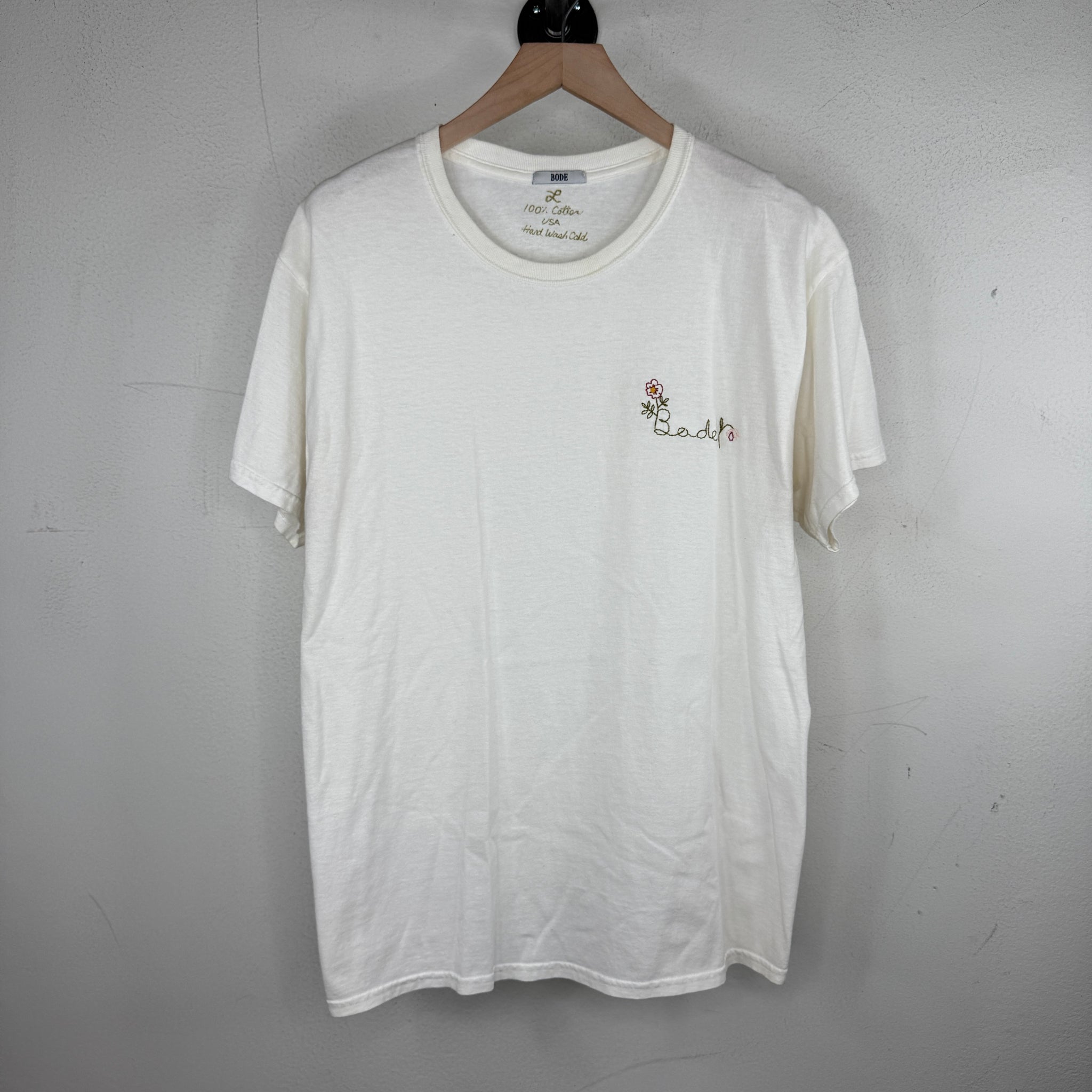 Bode Stitched Pocket Flower T-Shirt