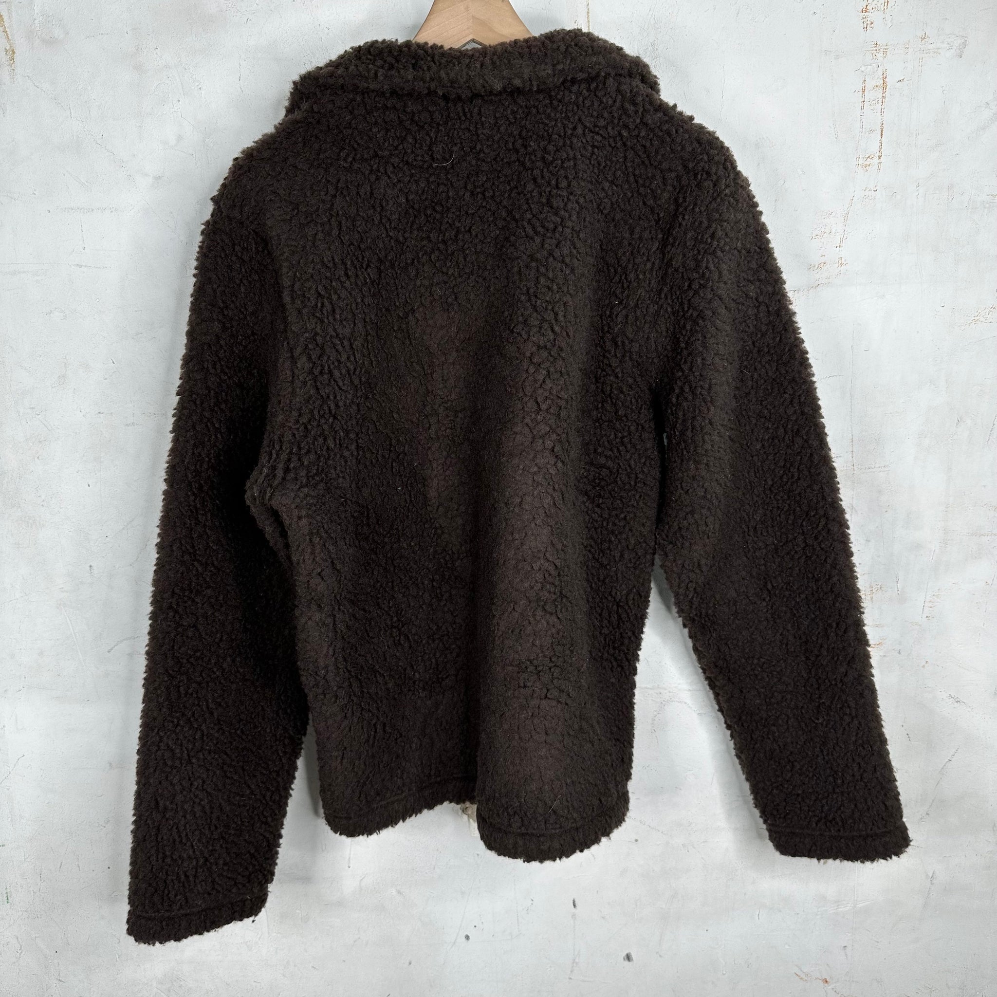 Bode Brown Fleece Pullover