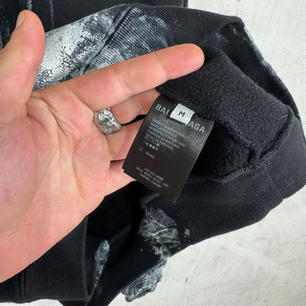 Balenciaga Cropped Painter Hoodie