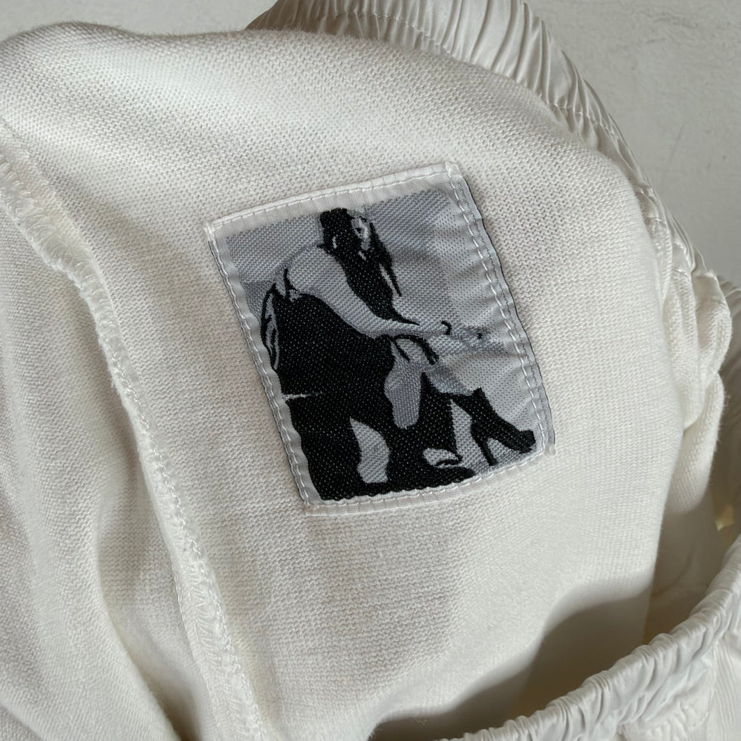 DRKSHDW White Creatch Cargo Shorts